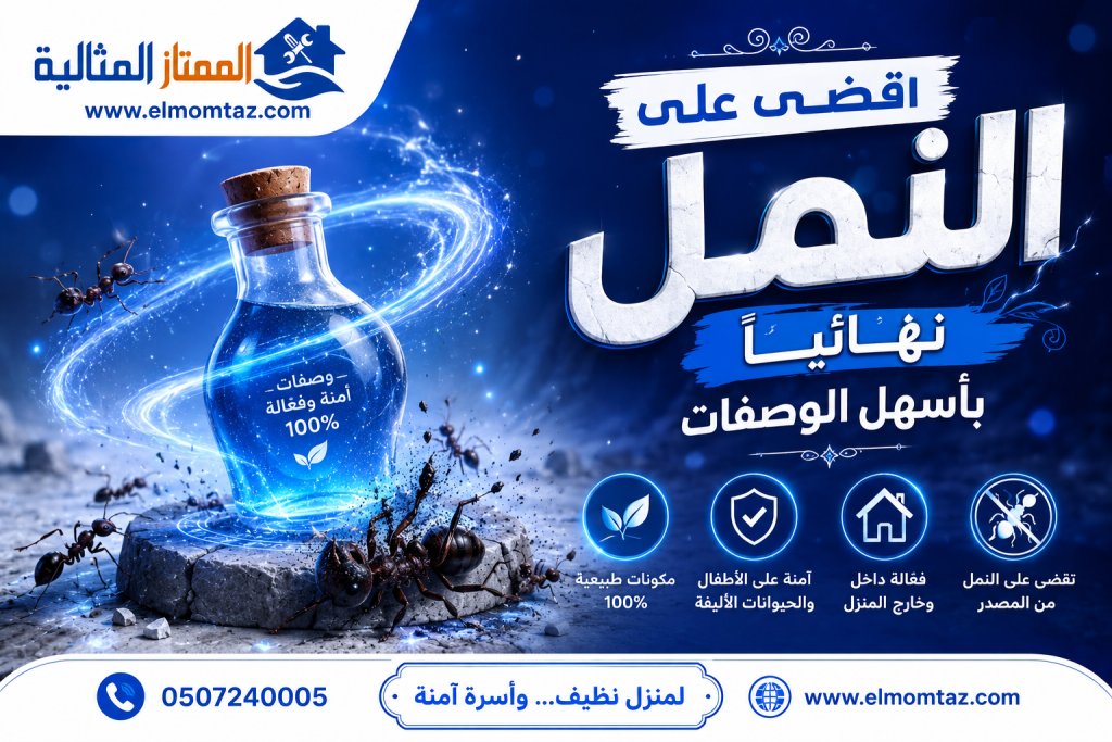 اقضى على النمل نهائيا بأسهل الوصفات