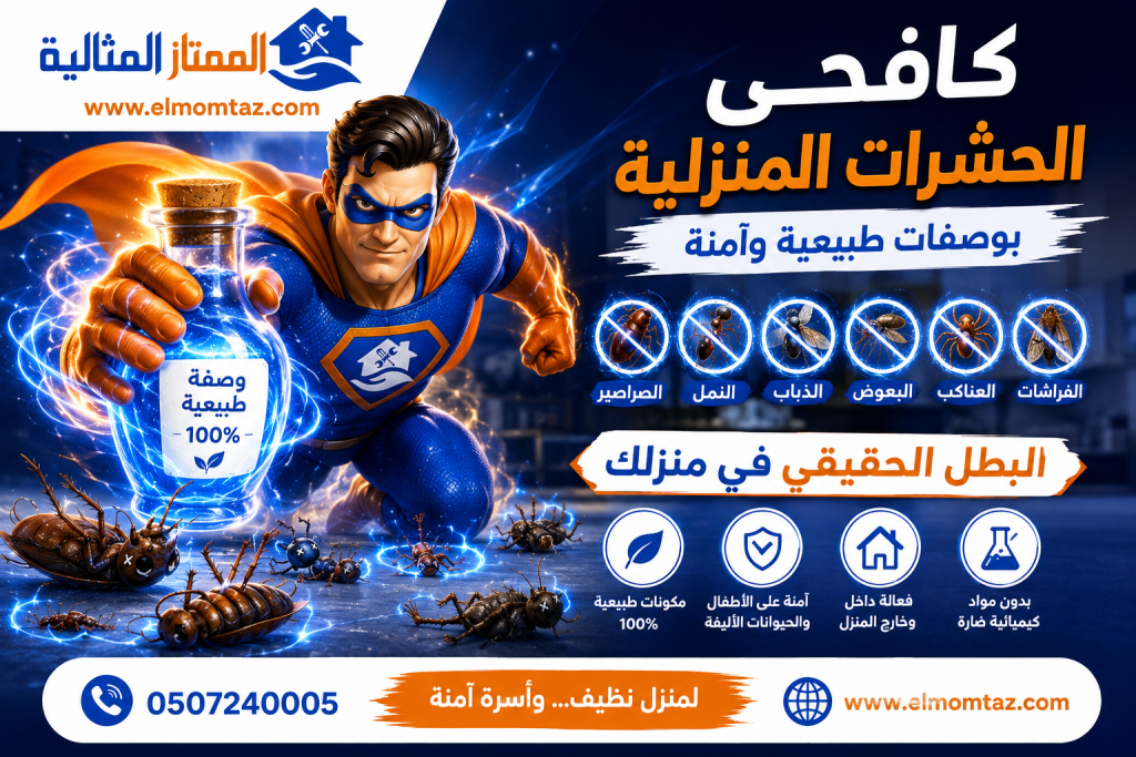 وصفات طبيعية كافحي بها الحشرات المنزلية