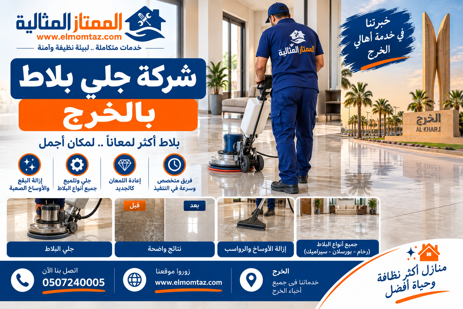 شركة جلي بلاط بالخرج